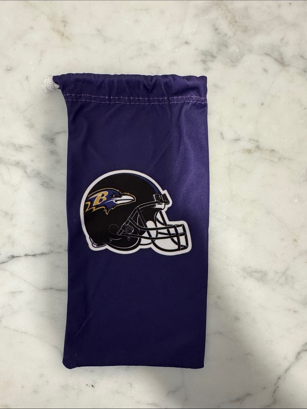 RAVENS Silk Drawstring Glasses Pouch